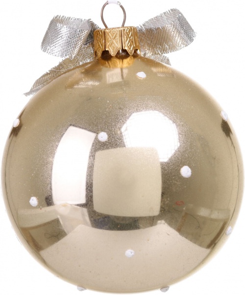 Шар новогодний Символ года-декупаж d 80 мм в ассортименте