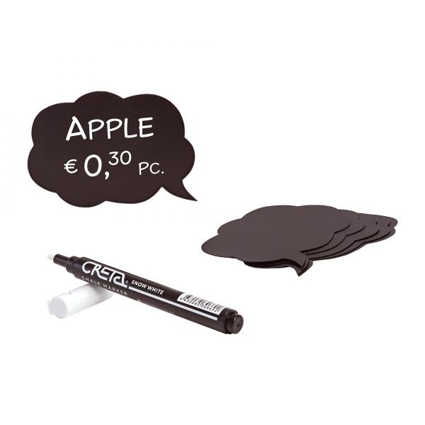 Набор меловых табличек (20 шт.) CLOUD