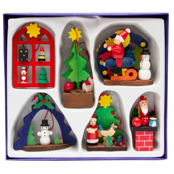 Набор деревянных фигурок Девилон 6 шт. 