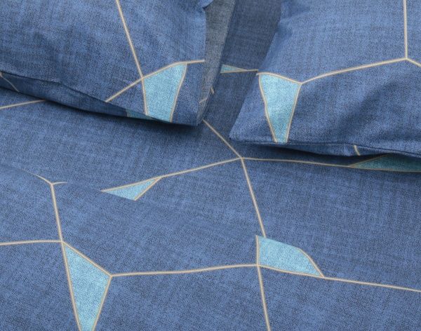 Комплект постельного белья Puzzle 2 синий UP! (Underprice) 