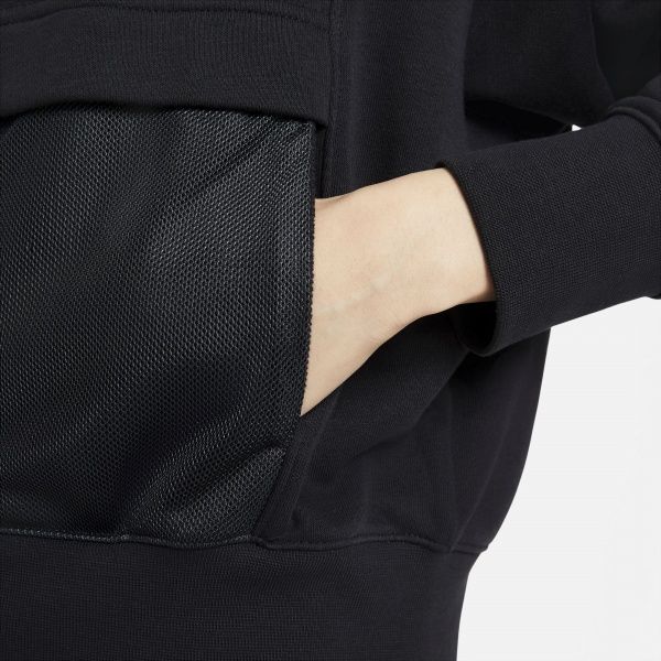 Джемпер Nike W NSW AIR FZ TOP FLC CZ8618-010 р. XL черный