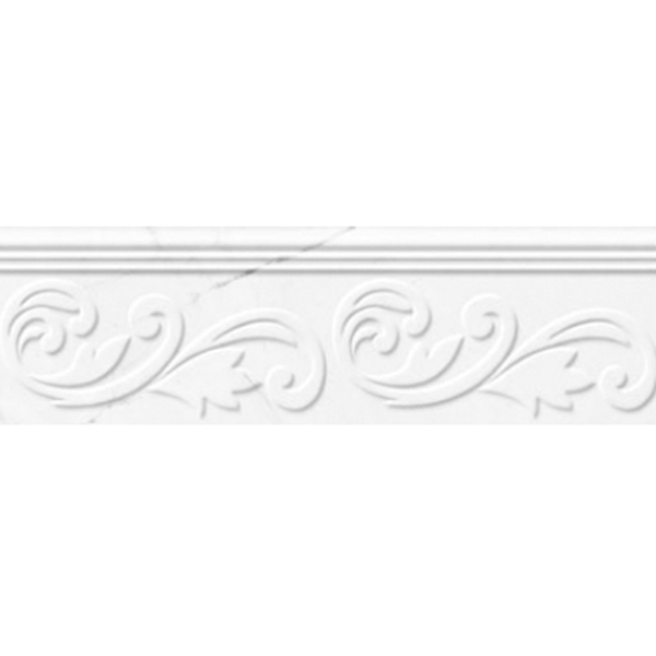 Бордюр Golden Tile Absolute modern білий Г20361 300x90 мм