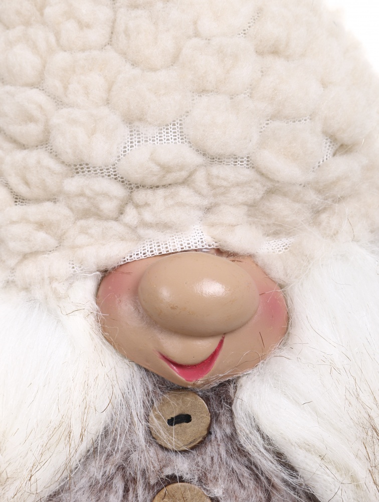 Декорація новорічна Гном пишний 20x59 см коричневий 2 асортимента AG23252AB