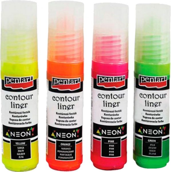 Контур універсальний оранжевий неоновий 17490 1 кольорів 20 мл