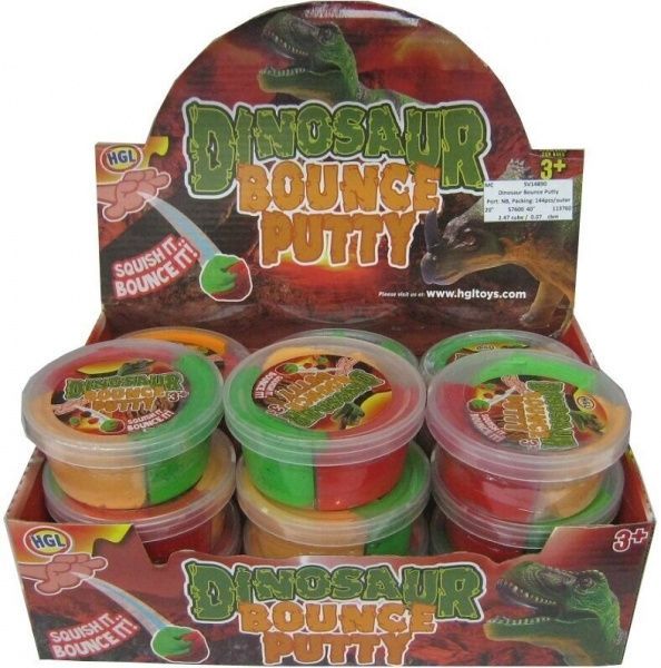 Маса для ліплення HGL Стрибуча жуйка Динозавр SV14890