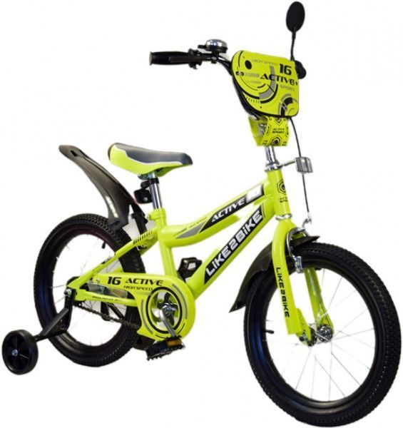Велосипед дитячий Like2bike Active жовтий 191629