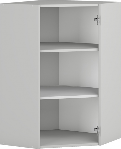 Шкаф верхний Грейд угловой (стандарт) 600x927x600 мм серый 