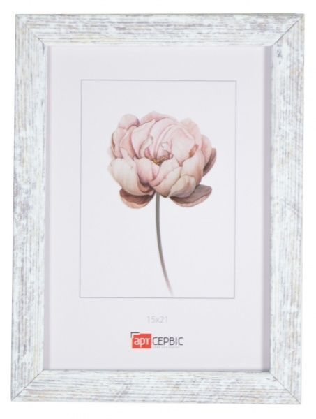 Рамка для фото Арт-Сервіс ЭА-01642 15x21 см белый мрамор 