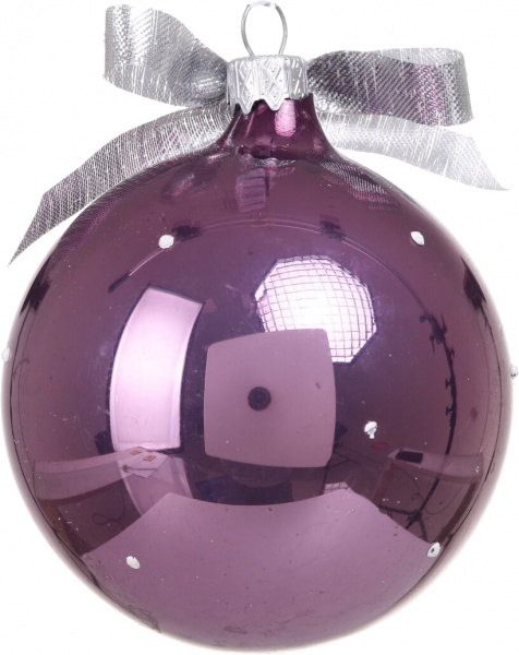 Шар новогодний Символ года-декупаж d 80 мм в ассортименте