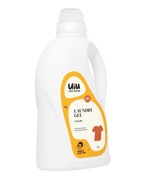 Гель для стирки для машинной и ручной стирки UIU для цветных вещей 2 л 