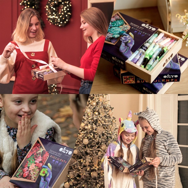 Набір для творчості Wood&Craft Зроби сам Суккуленти 21х21см Енергія OKTO 