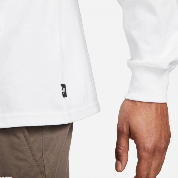 Футболка Nike M NSW PREM ESSNTL SUST LS TEE DO7390-100 р.2XL белый