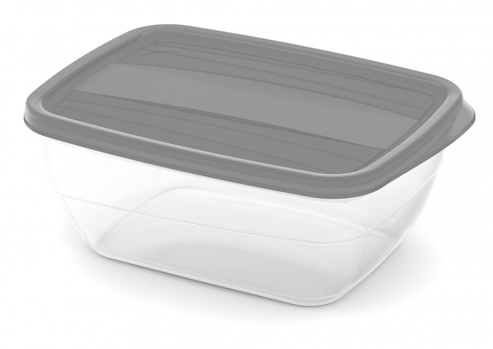 Контейнер для пищевых продуктов с крышкой Curver Vedo 1,3 л серый