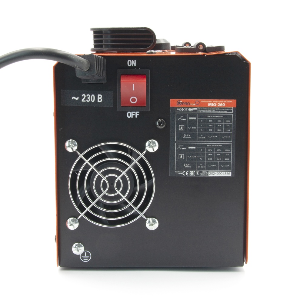 Полуавтомат сварочный инверторный MIG-260 PROTON