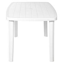 Стол пластиковый Bica 85x137 см белый