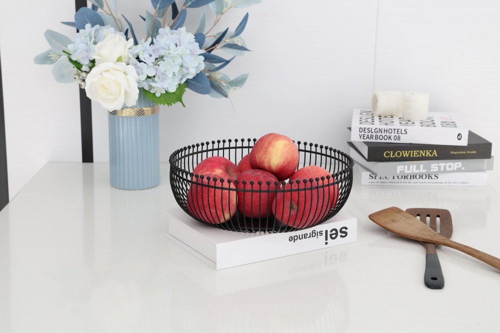 Корзинка для фруктов Flamberg Premium Filo 28.5X9.5 см черный