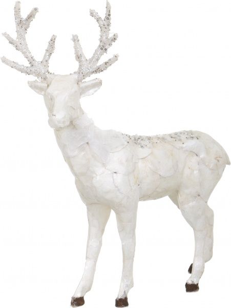 Декоративная фигура Олень с блестками EPIC003 52 см 