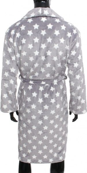 Халат чоловічий La Nuit Зірки р. M сірий 