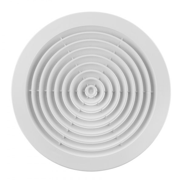 Диффузор MiniMax вентиляционный c фланцем и пружинным креплением d260 х d200 мм (2407) пластик белый 