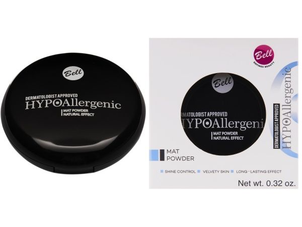 Пудра компактна Bell Hypo Allergenic Mat Powder 01 porcelain 9 г