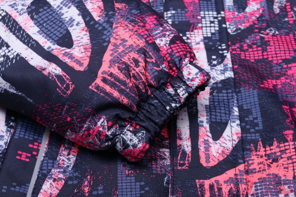 Комплект детской одежды для девочек Reima 4681 фуксия-темно-синий рост 116 с принтом 723732.9 