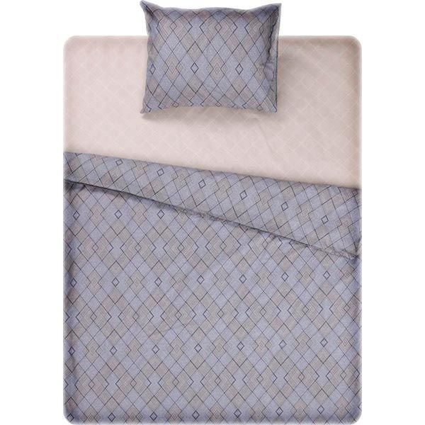 Комплект постельного белья Верона 1.5 фиолетовый с серым UP! (Underprice) 