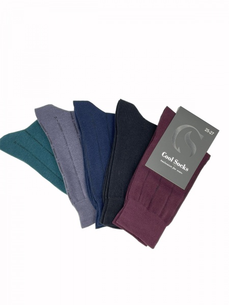 Шкарпетки чоловічі Cool Socks 17884 р. 29-31 бордовий 1 пар 
