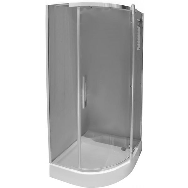 Душова кабіна ScandiSPA Fortuna JY050 90х90 профіль хром, скло прозоре