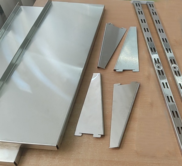 Полиця збірна на 2 рівні Tehma 1200x300х500 мм нержавіюча сталь