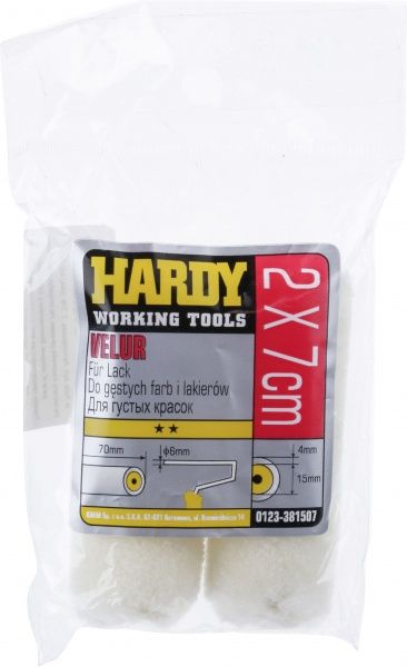 Запасной валик КАЕМ Velur 15x70 мм 2 шт. 0123-381507