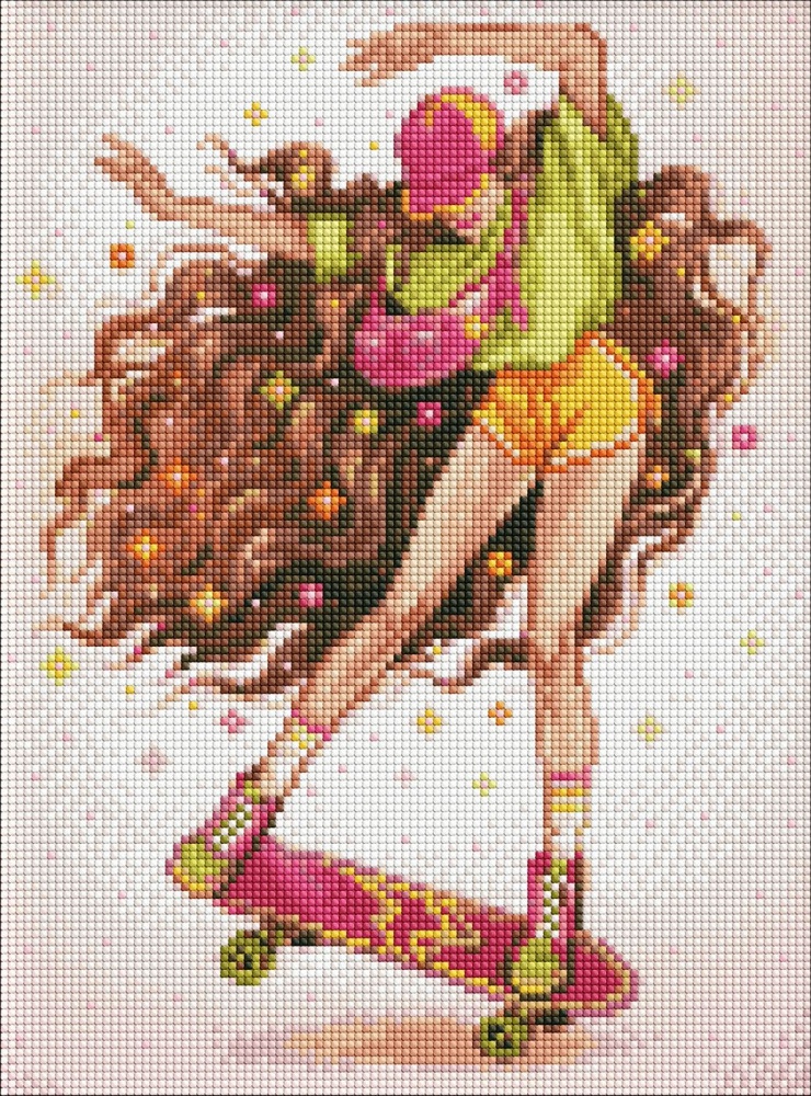 Алмазна мозаїка Тримай баланс з голограмними стразами (AB) ©lesya_nedzelska_art Ideyka