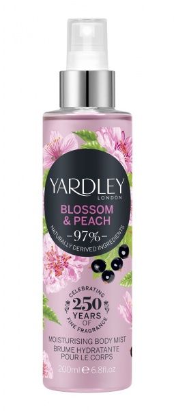 Спрей для тіла Yardley Cherry Blossom & Peach 200 мл