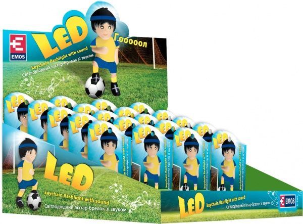 Фонарик Emos Футболист SJ-8285 / P3850 разноцветный 
