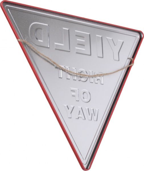 Табличка жестяная печатная Triangle 30x30 см в ассортименте 