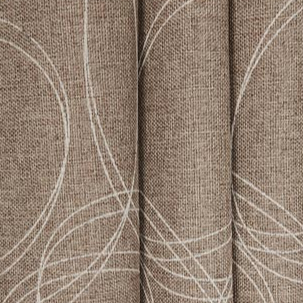Тканина портьєрна HNY FPF1001-HT621-03/280 BlPech блекаут коричнева 
