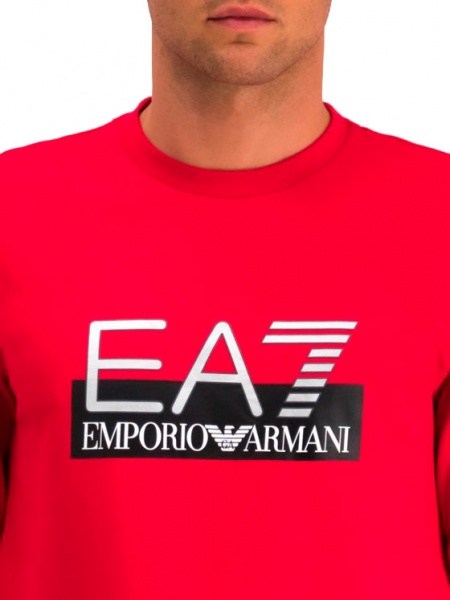 Свитшот EA7 JERSEY_SWEATSHIRT 6GPM60-PJ05Z-1450 р. L красный