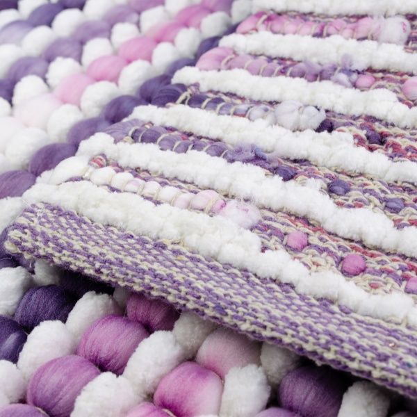 Коврик для ванной Home Line Strokes 60х90 см сиреневый