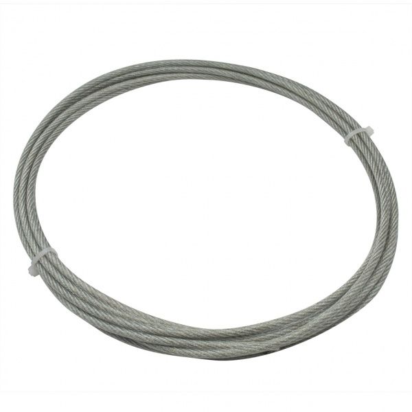Трос оцинкований з ПВХ покриттям 4 мм 3 пог.м. DIN 3055