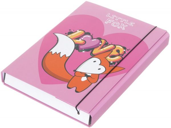 Папка-короб на резинке Fox А4 40 мм