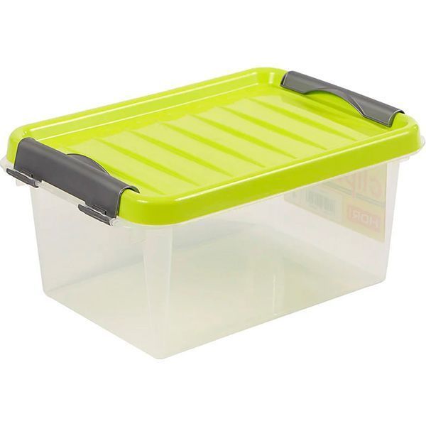 Контейнер полипропиленовый Heidrun 604_салатовий ClipBOX light 14 л салатовый 180x285x390 мм