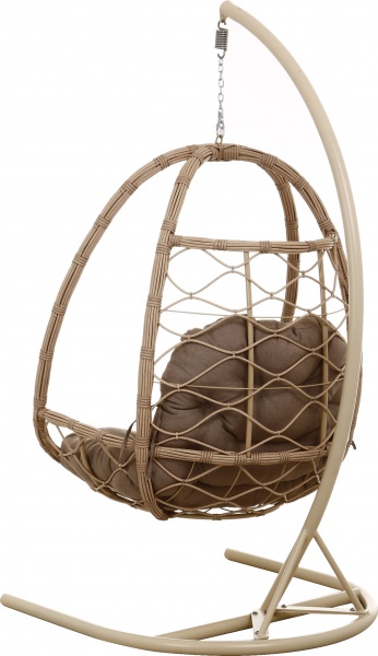 Кресло-кокон Цитрус плетение инфинити солома