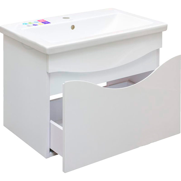 Тумба підвісна Сансервіс Smile 80 с умывальником Como 80