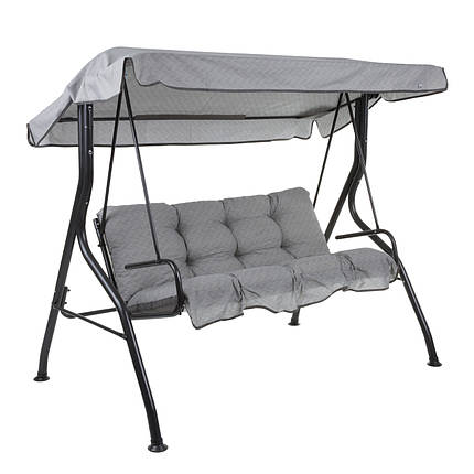 Качели с навесом Patio Luna серые 