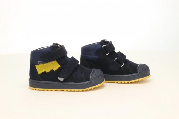 Ботинки для мальчиков BARTEK 11948037 р.21 темно-синий с желтым 