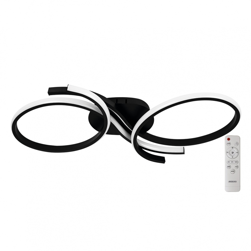 Люстра світлодіодна ARDERO AL6535-1ARD FORCE М 52 Вт чорний 80966