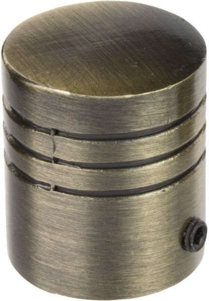 Наконечник Zilinder Gardinia Memphis набірний d16 мм антична латунь 