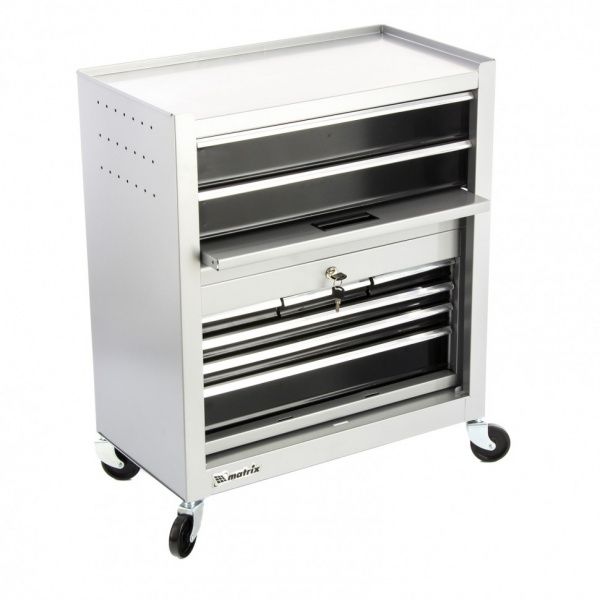 Шафа інструментальна 2-секційна на колесах 10 ящиків MTX 9066059