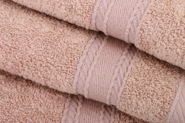 Рушник махровий МХ Б593 45x80 см капучино 