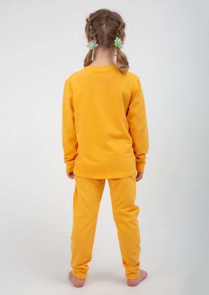 Піжама дитяча унісекс Roksana 1065/16036 р.122 апельсиновий 