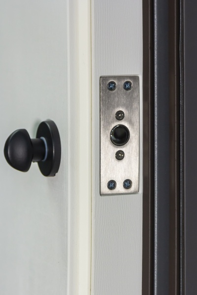 Двері вхідні Булат Термо Мегаполис 528 мусонне дерево / мусонне дерево світле 2050x850 мм праві